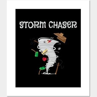 Cute Storm Chaser Tornado Lovers Severe Weather Posters and Art